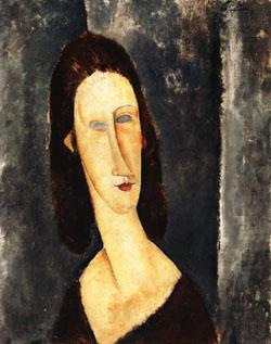 Amedeo Modigliani Blue Eyes ( Portrait of Madame Jeanne Hebuterne ) china oil painting image